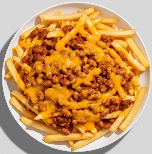 Chips Cheese & Beans 