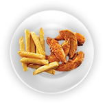 Kids Chicken Strips Meal( 3 Pcs) 
